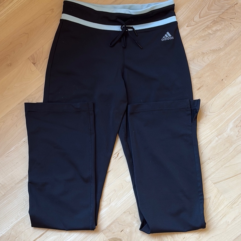 Adidas Women’s Black Joggers with Gray Accents